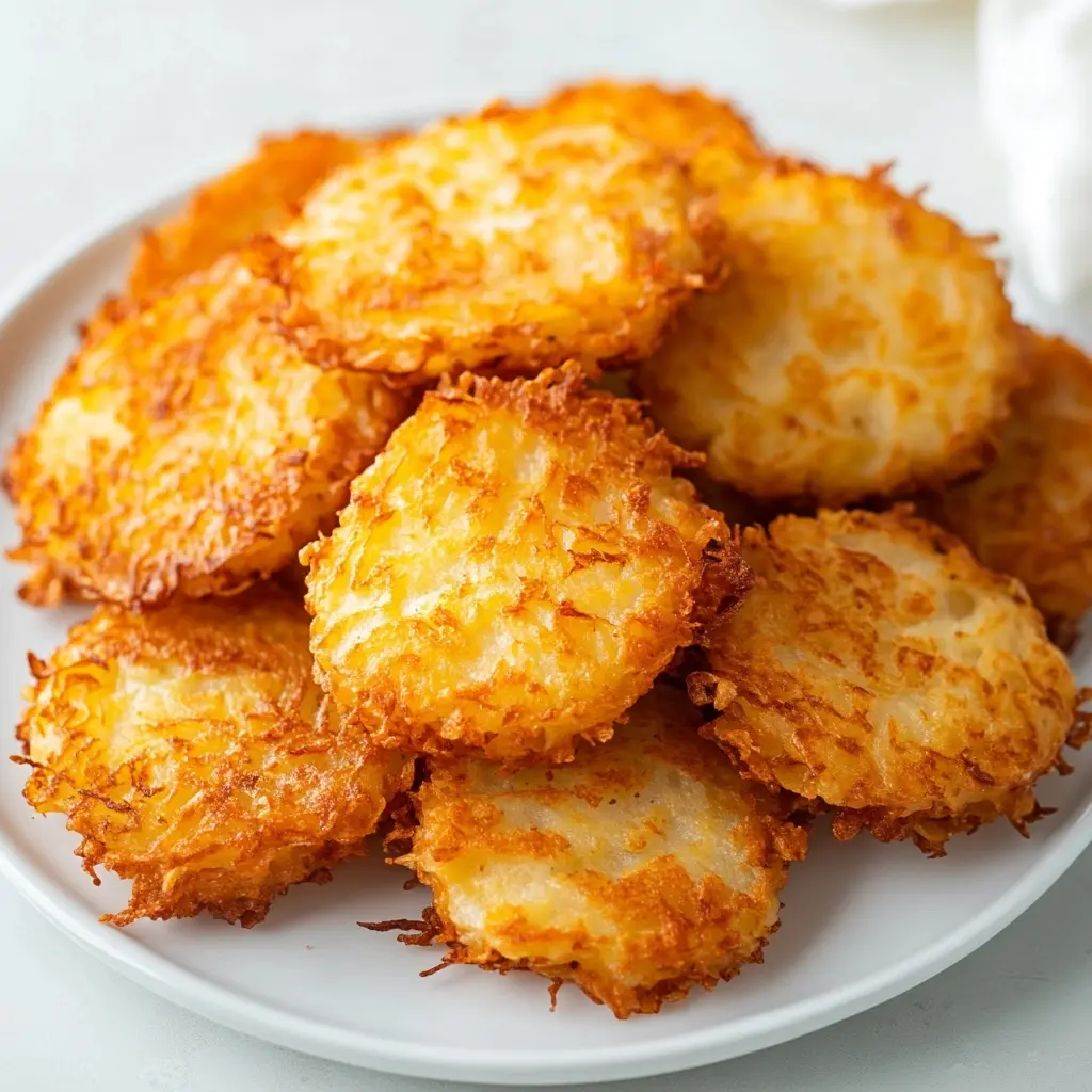 Crispy hash browns served at Burger King