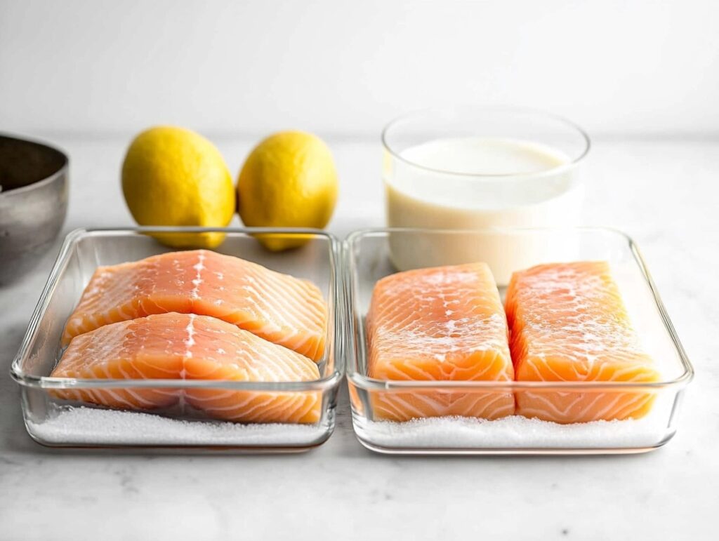 Comparison of milk, lemon juice, and saltwater brine soaking methods