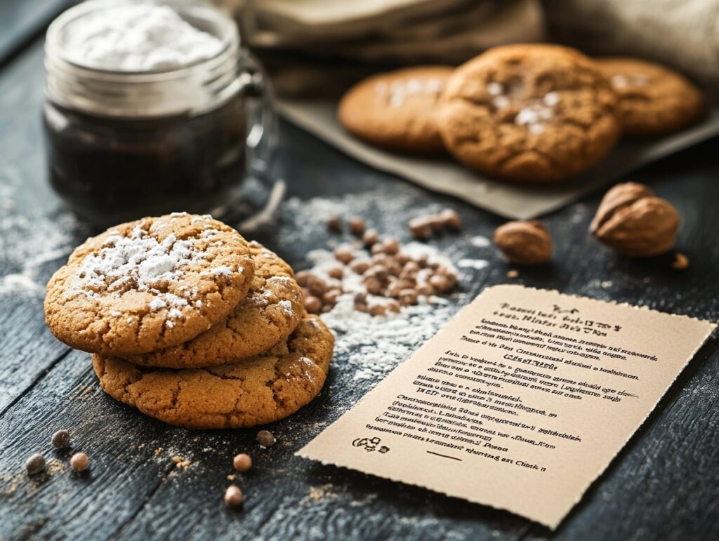 A colorful display of Crumbl Cookies on a wooden counter, featuring frosted, chocolate chip, and gourmet cookie varieties