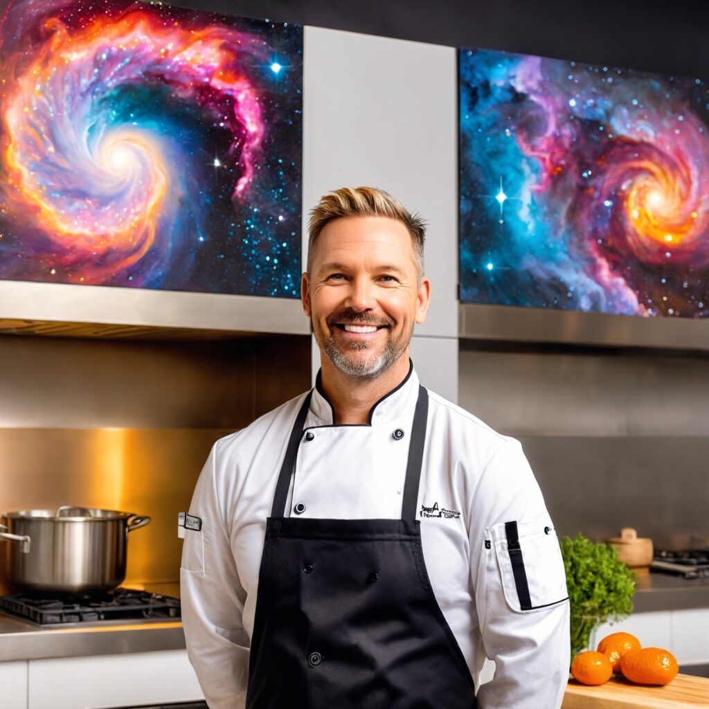 a man in a chef's uniform